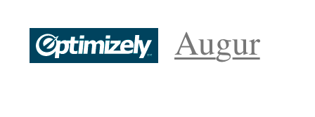 Optimizely and Augur logos